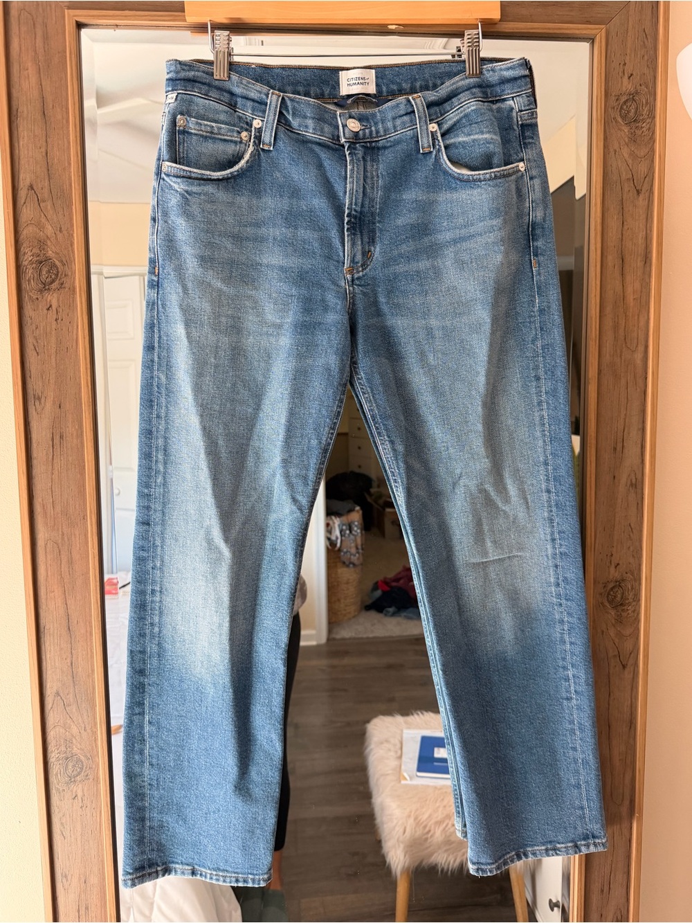 Citizens Of Humanity Light Blue Straight-Leg Jeans